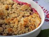 Crumble de fruits rouges