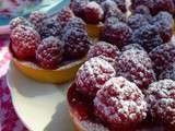 Tartelettes financiers aux framboises