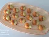 Brochettes de concombre et melon