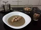 Soupe de lentilles au foie gras