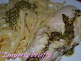 Escalope de poulet au pesto