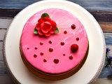 Entremet la vie en rose Rooibos framboise