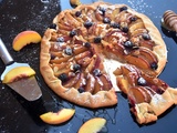 Tarte rustique aux pêches