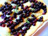 Focaccia aux raisins