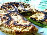 Galette de fleurs de courgettes farcies