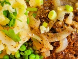 Hamburger steak végé aux champignons et pst