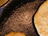 Pains plats au tofu (qui accompagnaient le ragoût d'aubergine)