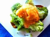 Patates douces au brocoli