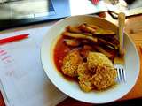 Pépites de seitan panées aux chips