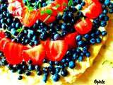 Pizza aux petits fruits