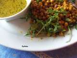 Salade chaude de pois chiches et verdure