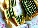 Tarte simplette aux asperges