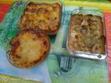 Gratin de pommes de terre (nature) (crème de camembert) (crème de comté)