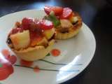 Petites tartelettes aux fruits