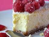 Cheesecake coco-framboises