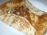 Crêpe façon “Wrap” poires-Carambars