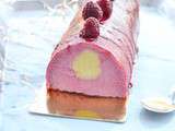 Bûche Framboise Insert Citron