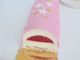 Bûche Vanille Framboises