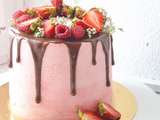 Layer cake Girly Fraise Framboise