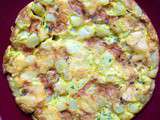 Frittata aux pommes de terre , Galbanino et persil / Frittata patate, Galbanino e prezzemolo