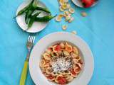 Orecchiette  alla pulitura  et piments doux