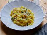 Risotto aux courgettes et jambon cuit