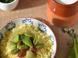 Semoule au lait fermenté ou saykouk, façon taboulé