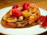 Brunch du dimanche: Brioches perdues aux bananes