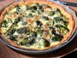 Quiche au brocoli et bleu des causses