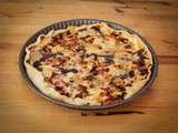 Quiche normande (lardons, pommes et oignons)