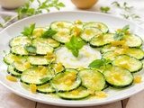 Carpaccio de courgette au citron confit : l’entrée fraîche et acidulée de l’été