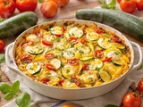 Cet été, j’ai craqué pour ce gratin tomates-courgettes-mozza : zéro stress