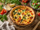 Clafoutis salé préféré pour un dîner rapide