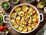 Gratin de légumes léger que je fais en boucle l’été