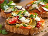 J’ai inventé ces tartines de légumes façon tian : l’apéro parfait en un clin d’œil