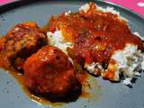 Boulette de dinde sauce tomate poivron