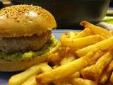 Hamburger de veau et purée d’avocats