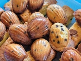 Mini madeleines au chocolat