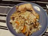 Poulet aux champignons