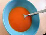 Soupe froide de poivrons rouge