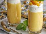 Crèmes de mangue à la chantilly et son granité mangue