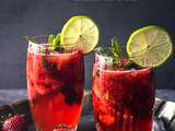 Mojito aux fraises sans alcool