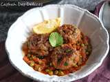 Tajine de boulettes d'aubergines