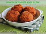 Arancines de spaghettis (sans gluten)