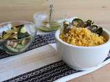 Cous Cous avec courgettes et palourdes (sans gluten)