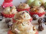 Muffins avec poires et roquefort sans gluten