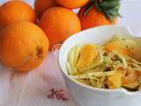 Salade d'artichauds, pommes et oranges