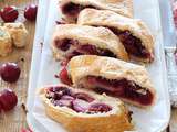 Strudel sans gluten avec cerises