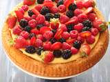 Tarte moelleuse sans gluten aux fruits