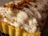 Tarte Mont-blanc (amandes marrons poires)